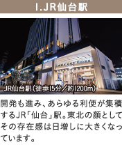 1.JR仙台駅