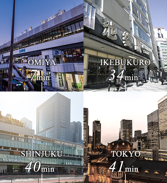 OMIYA/IKEBUKURO/SHINJUKU/TOKYO