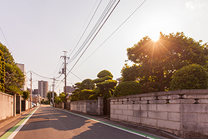 現地周辺の街並み（徒歩5分／約350ｍ）