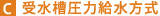 受水槽圧力給水方式