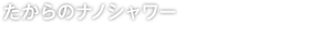 たからのナノシャワー