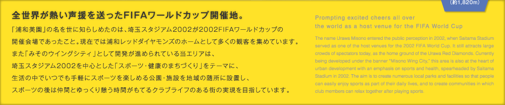 全世界が熱い声援を送ったFIFAワールドカップ開催地。