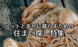 ペットと幸せに暮らすための住まい探し特集