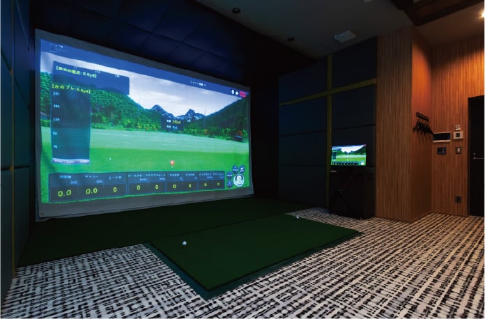 GOLF SIMULATION ROOM