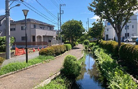 東井堀親水緑道