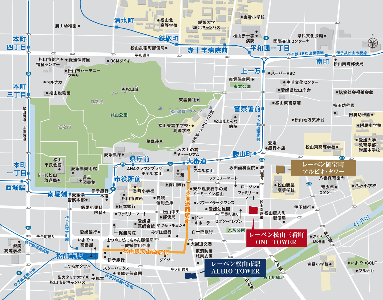 3物件現地案内図