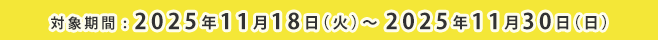 キャンペーン期間