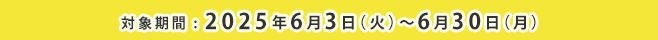 キャンペーン期間