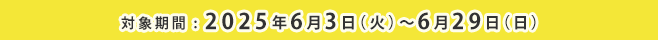 キャンペーン期間
