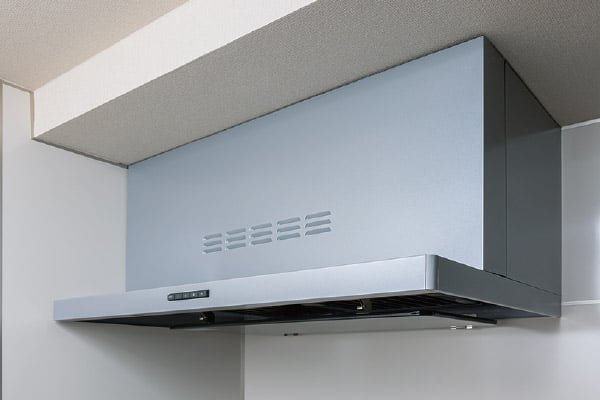 ホーロー整流板付きレンジフード