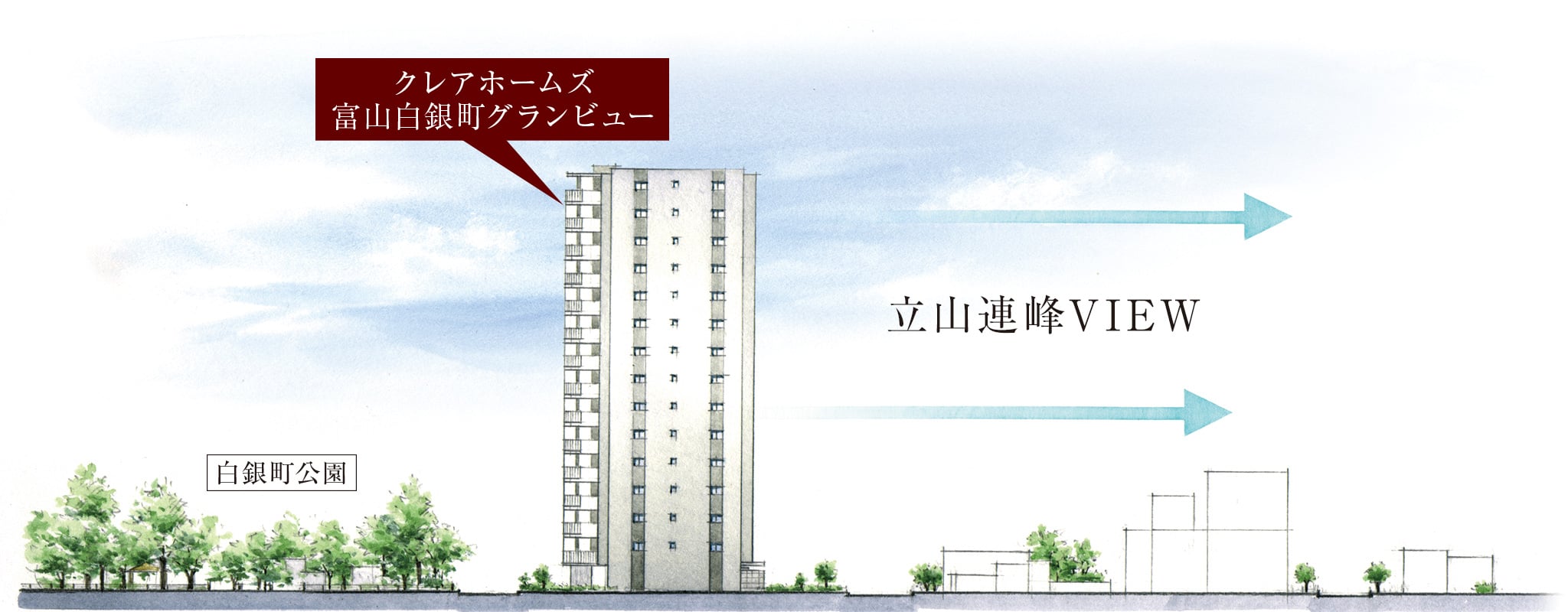 立地概念イメージイラスト