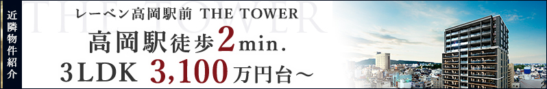 近隣物件紹介 レーベン高岡駅前 THE TOWER