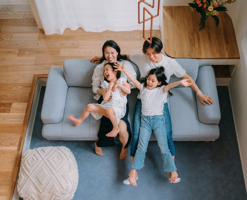 106㎡超の生活空間を満喫