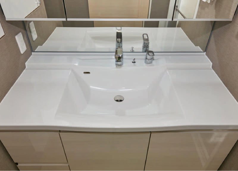 スクエアボウル一体型天板