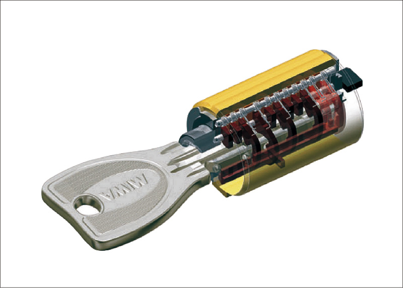 ディンプルタイプのシリンダーキー