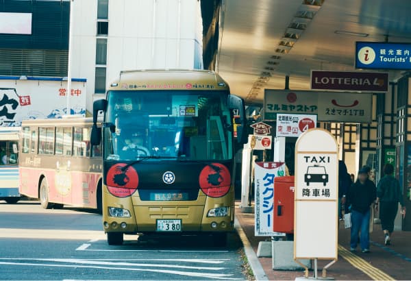 「別府駅前」バス停（徒歩6分）