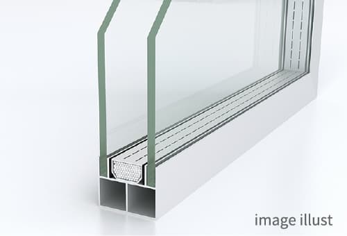 断熱性の高い複層ガラス