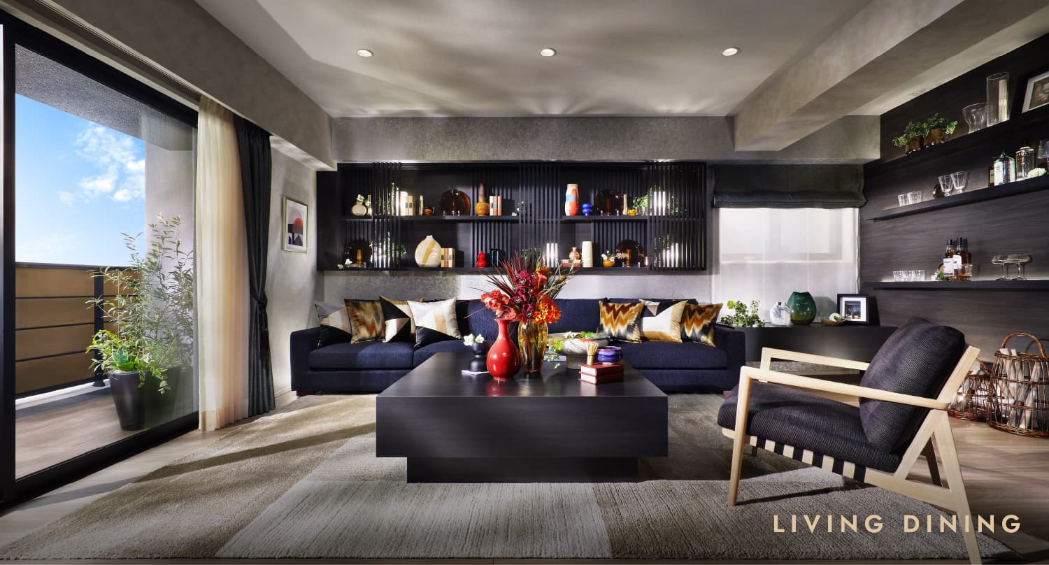 Living Dining Kitchen