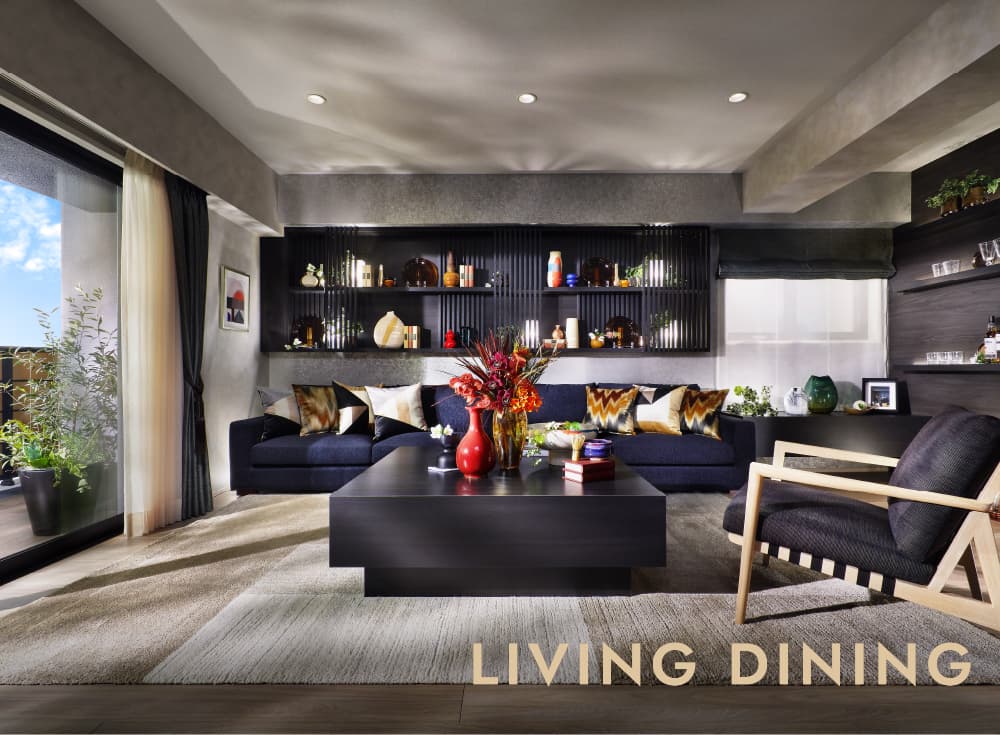 Living Dining Kitchen