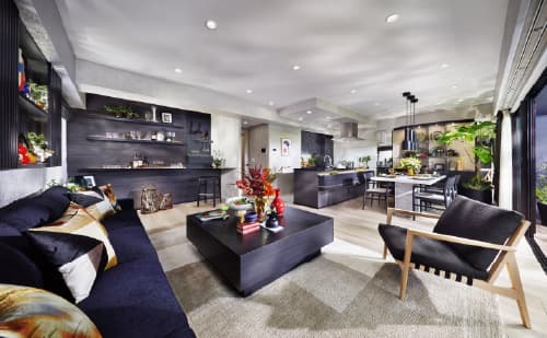 Living Dining Kitchen