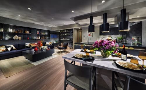 Living Dining Kitchen