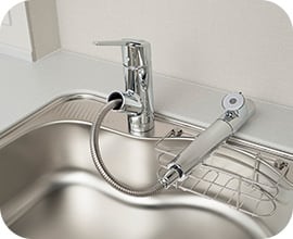 浄水器一体型節湯C1ハンドシャワー水栓