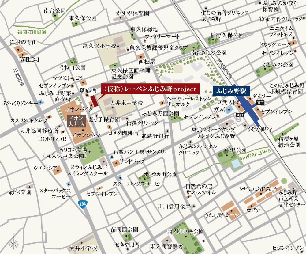 現地案内図