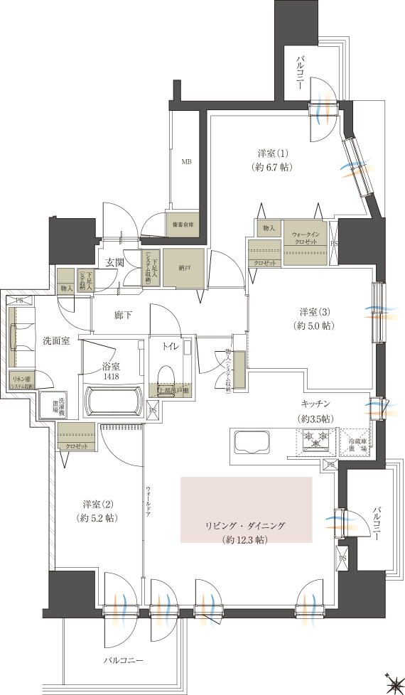 Bタイプの図面