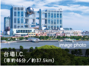 台場I.C.（車約46分／約37.5km）