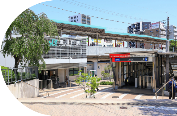 ラ・オハナ 東川口店（徒歩6分／約480m）□ 営業時間／9：00～22：30焼肉 高句麗（徒歩7分／約490m）□ 営業時間／平日・祝前日 11:30～14:30、17:00～22:00 土・日・祝 11:30～22:00ピュアビレッジ（徒歩6分／約440m）□ 営業時間／各店舗に準ずる