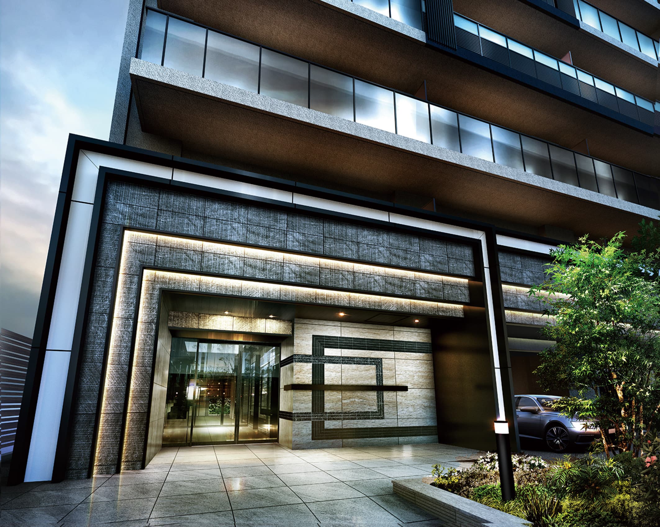 鋳物を彷彿とさせるマテリアルを散りばめた新旧融和の佇まい。