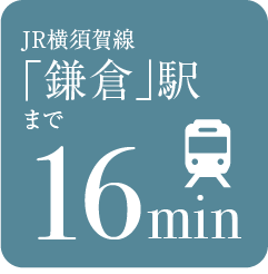 鎌倉駅まで16分