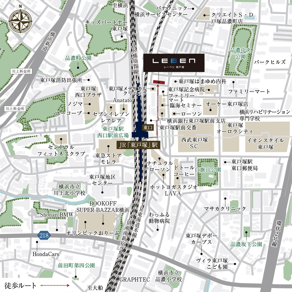 現地案内図
