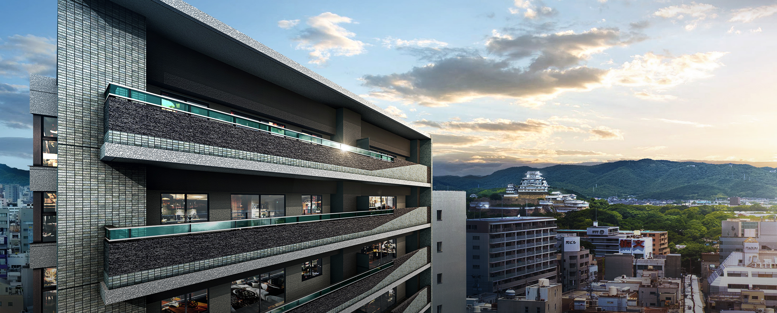 レーベン姫路 外観完成予想CG