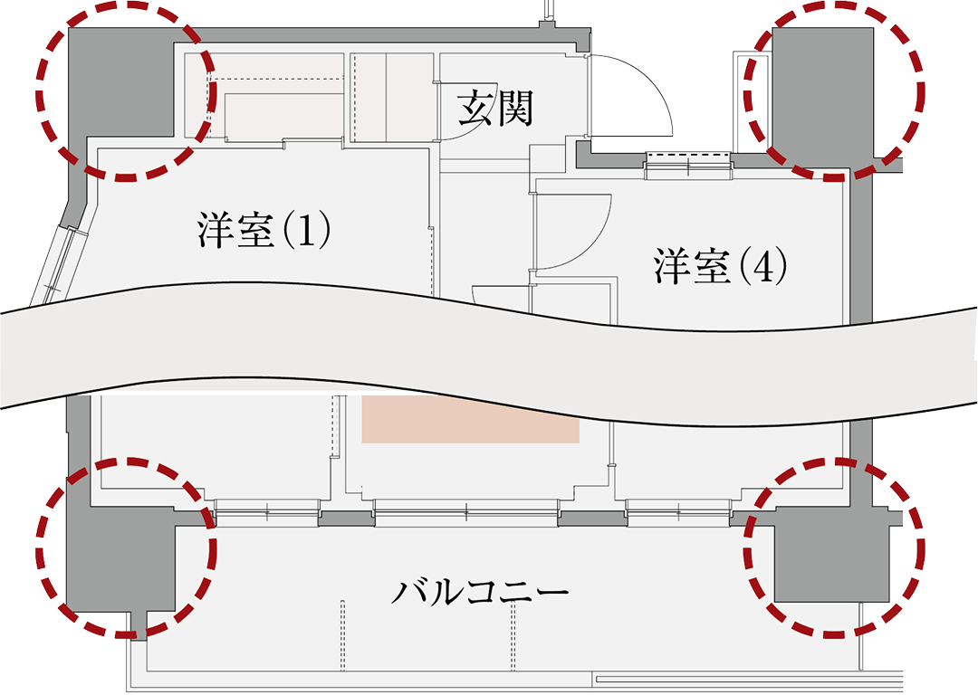 アウトフレーム設計 間取り