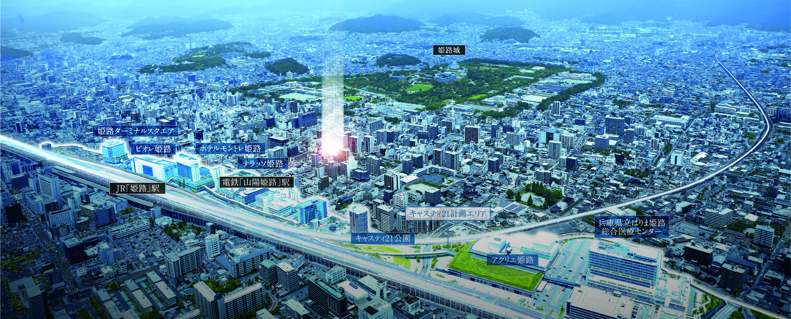 現地周辺航空写真