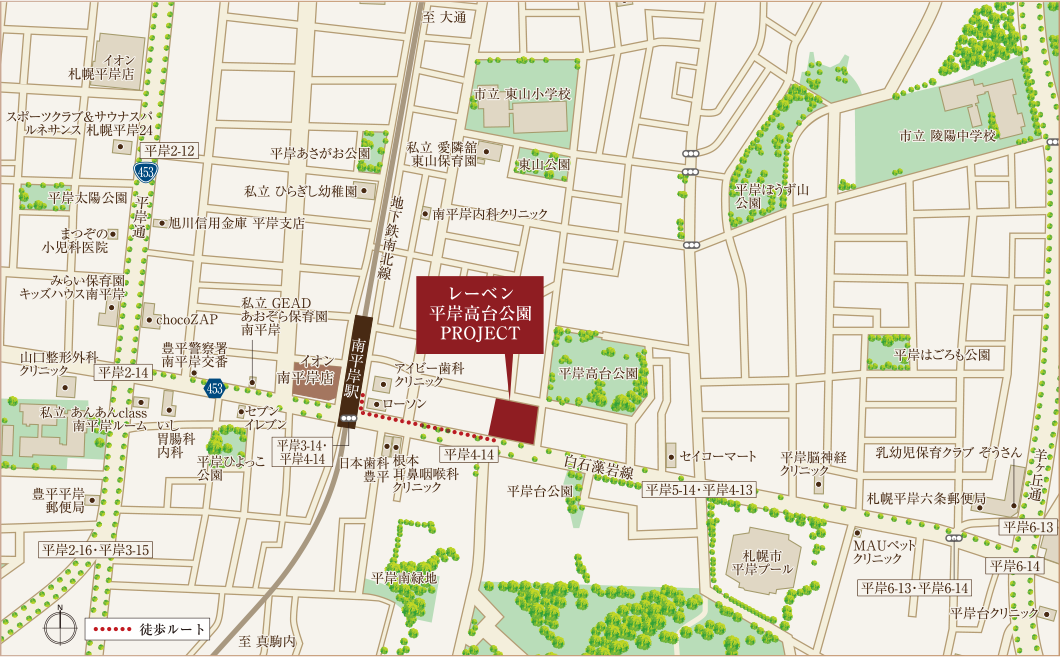 現地案内図