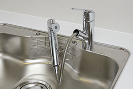 浄水器一体型節湯C1ハンドシャワー水栓