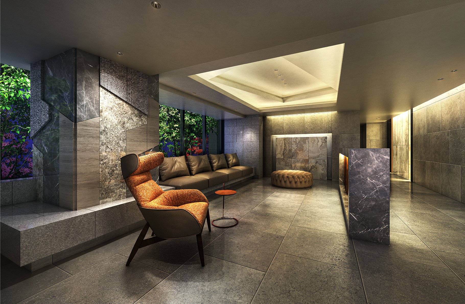 ラウンジ完成予想CG  