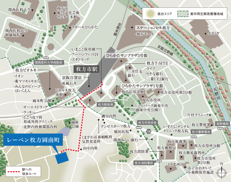 現地案内図