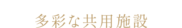 ラウンジ、パーティールーム、ゲストルーム等 多彩な共用施設