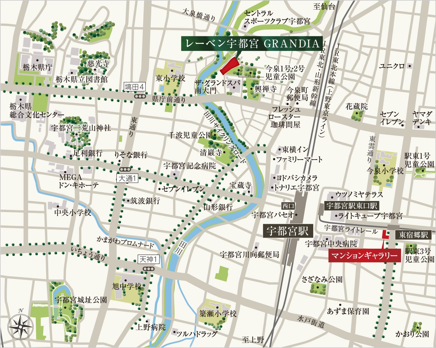 現地案内図