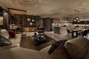 Living Dining Kitchen