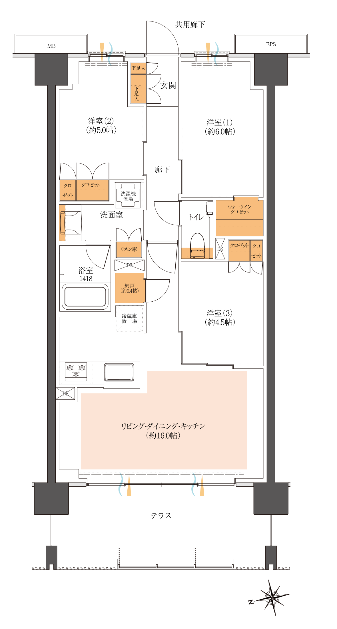 Et Type 間取図