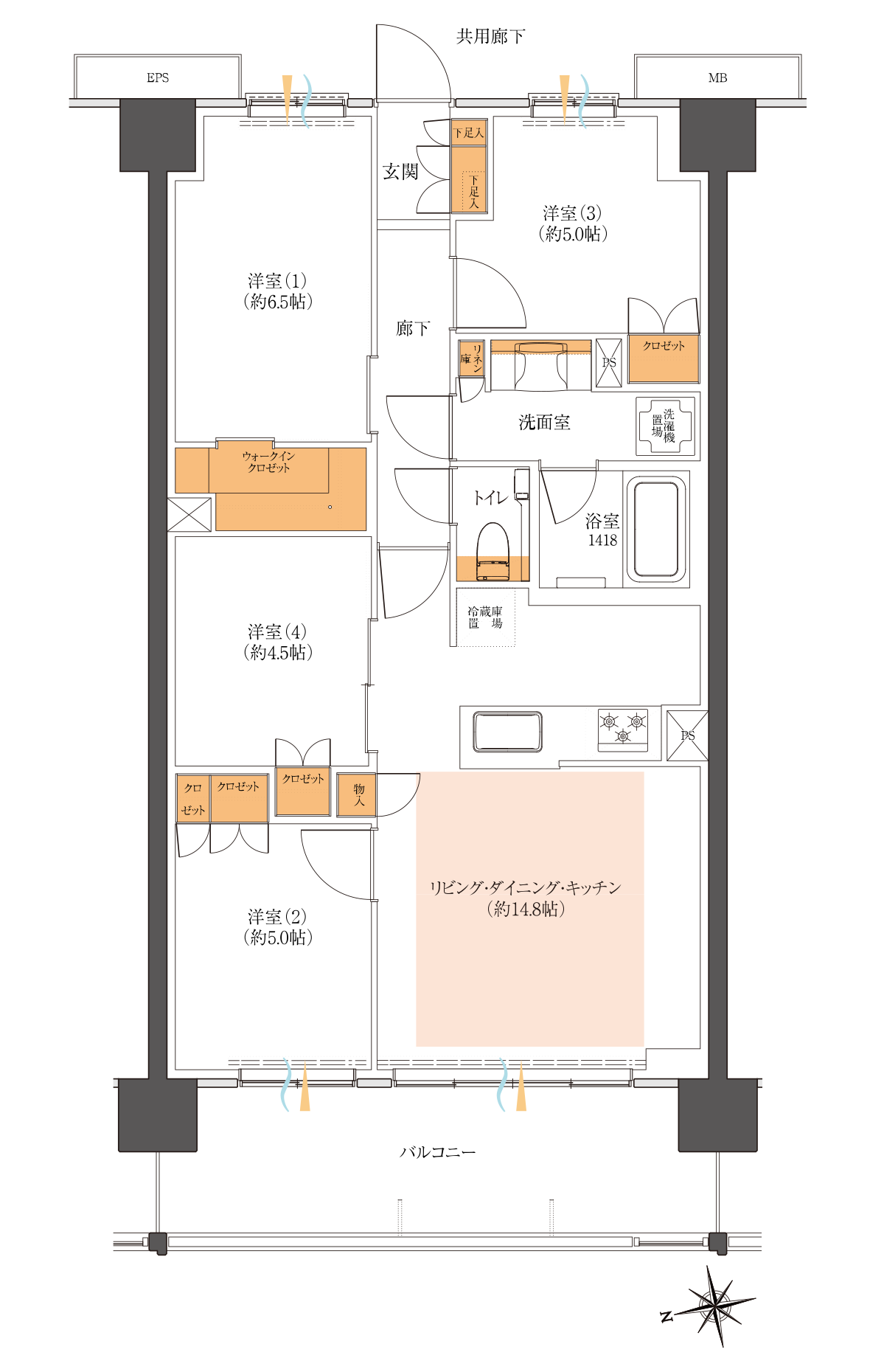 F Type 通常間取
