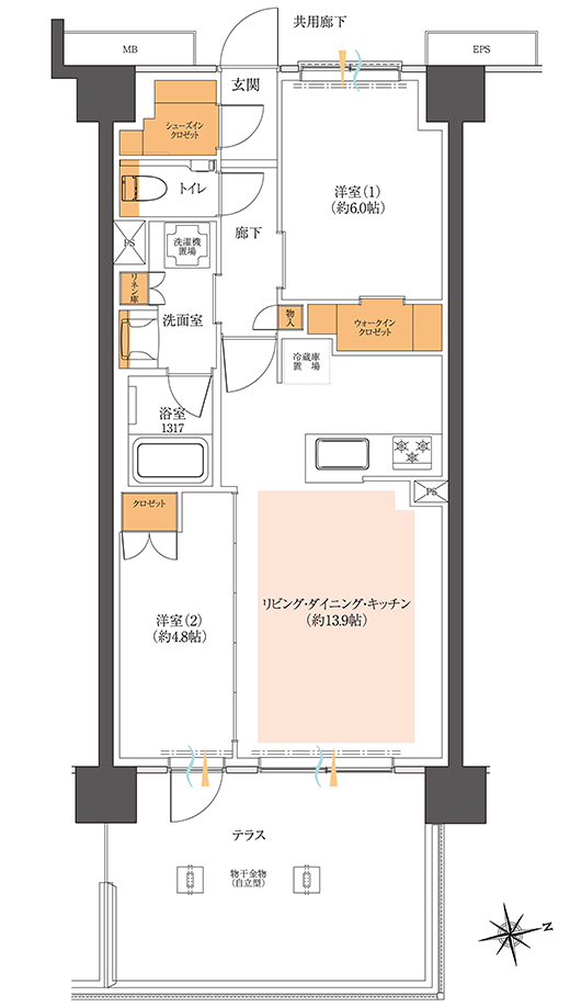 Mt Type 間取図