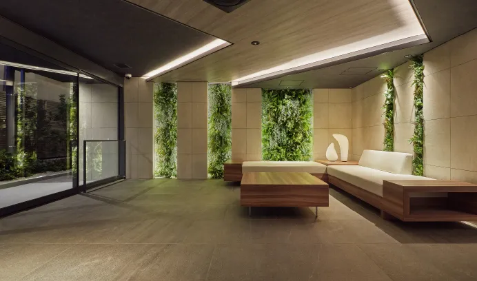 エントランスホール竣工写真