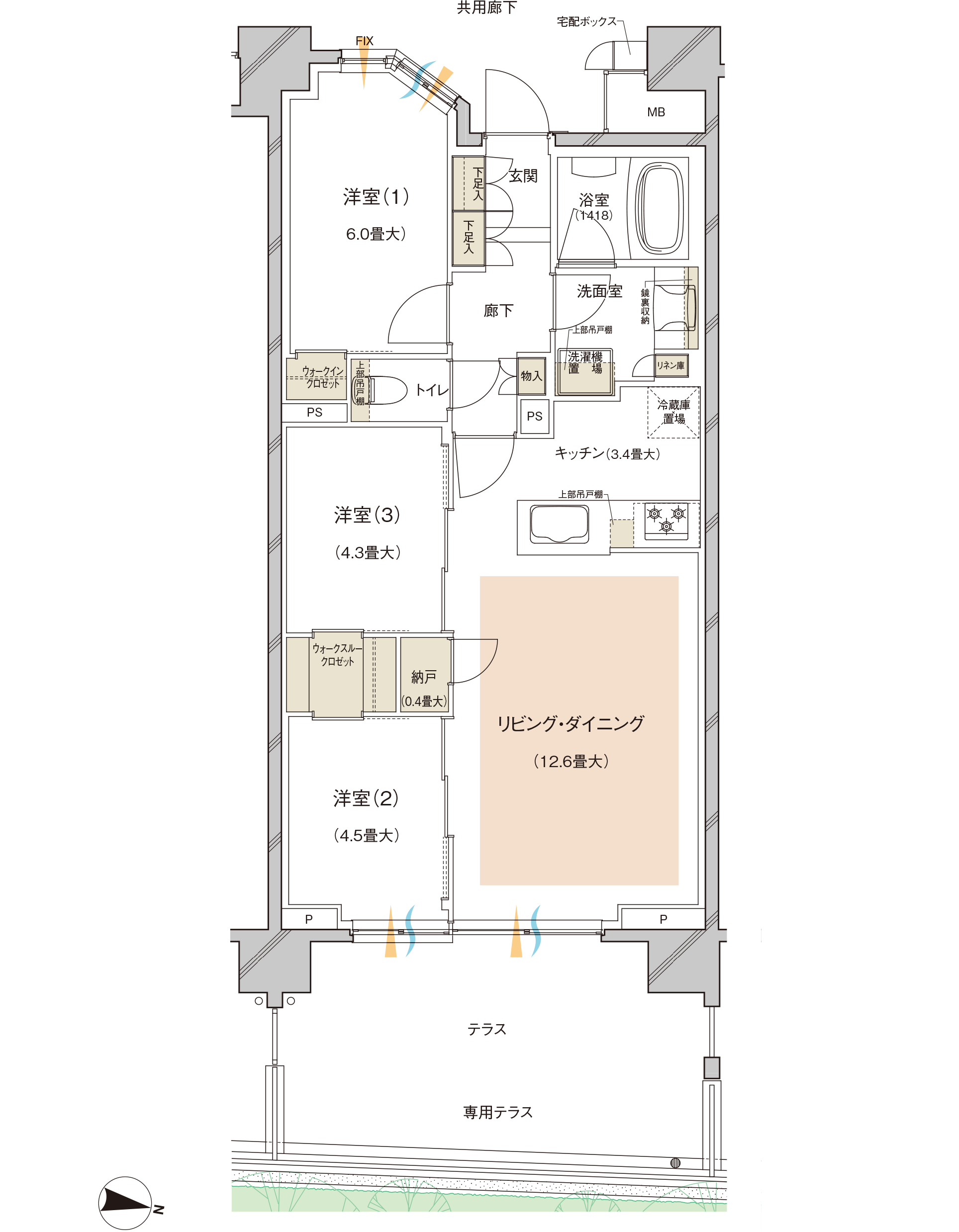 Dttype間取り図