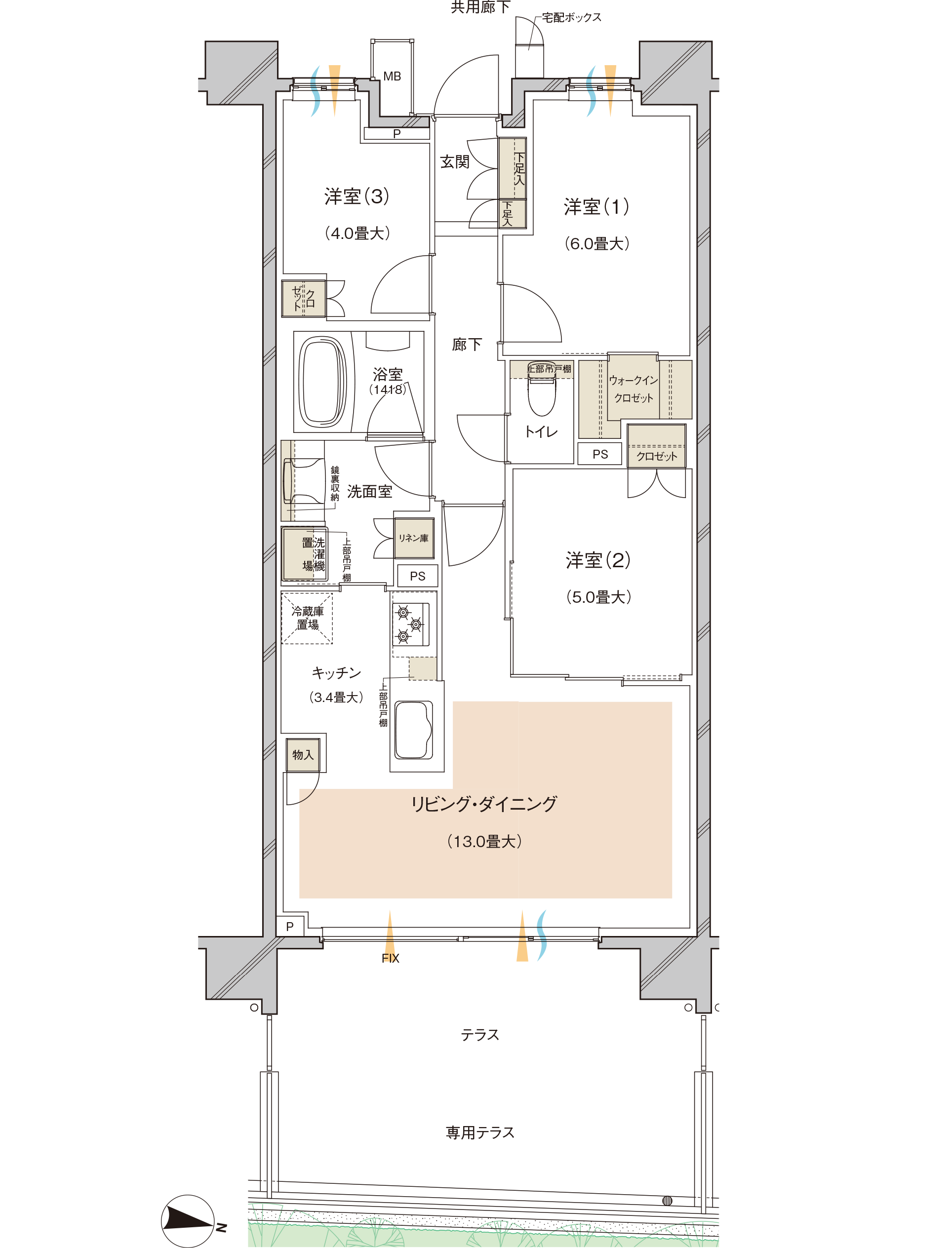 Fttype間取り図