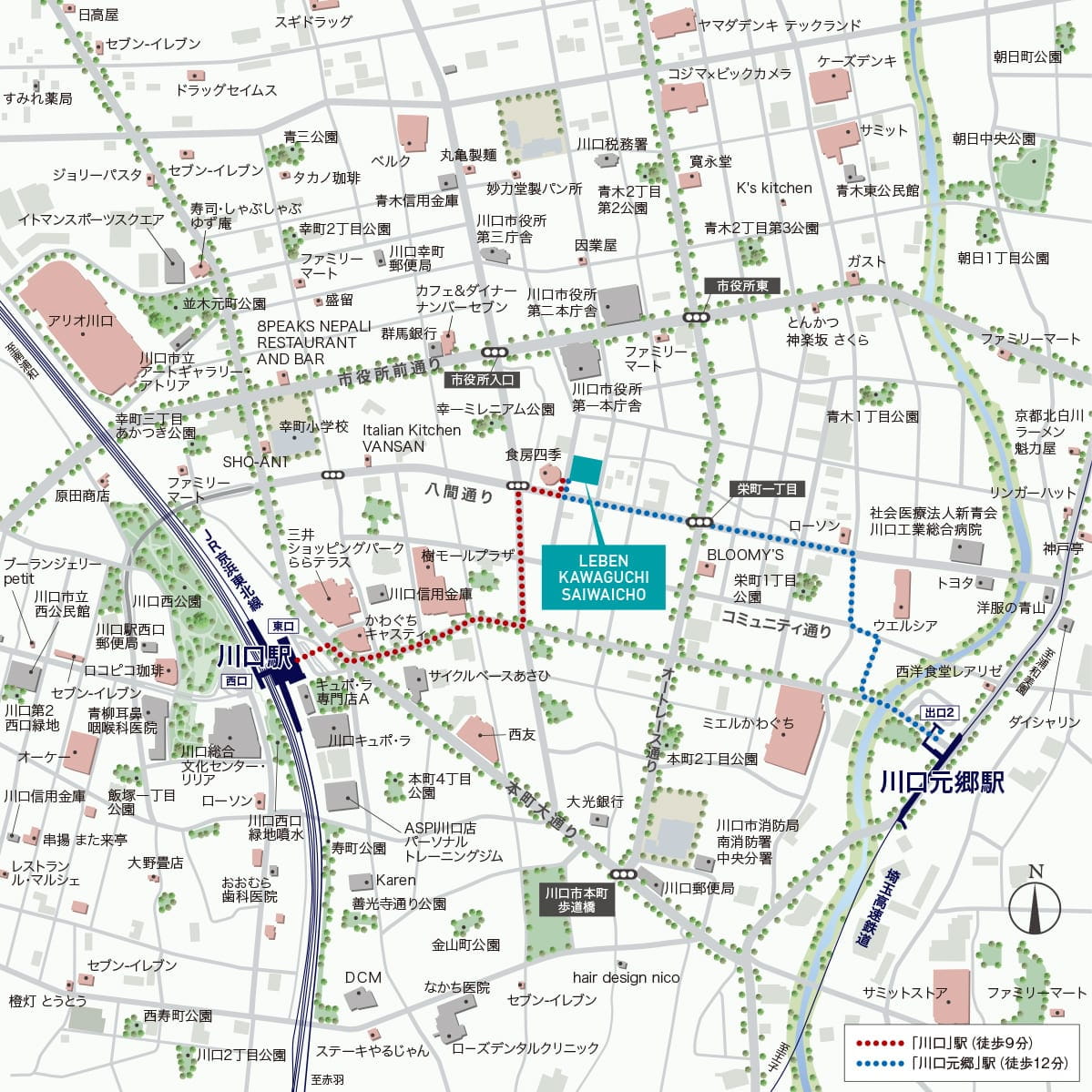現地案内図